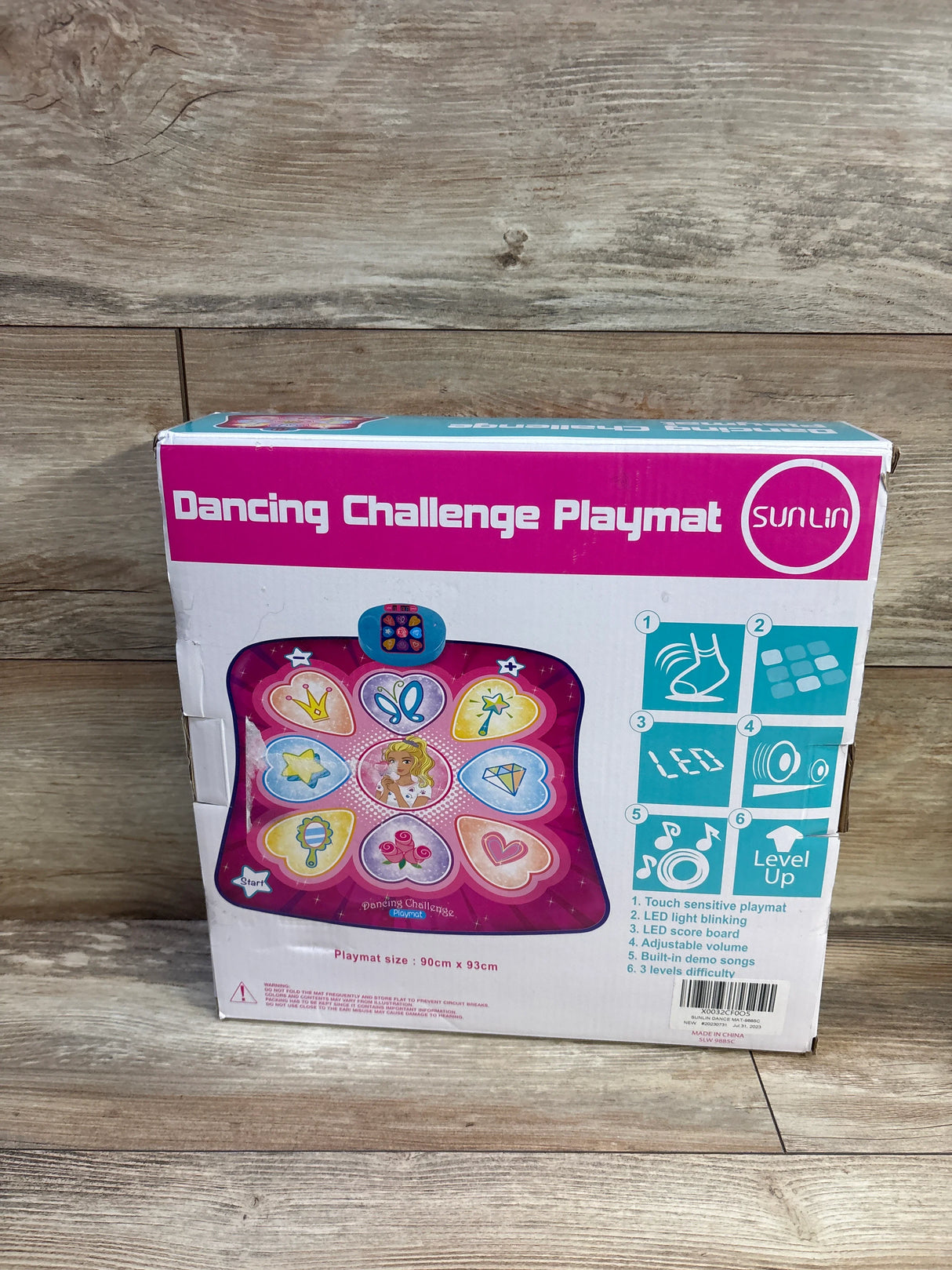 SUNLIN Dancing Challenge Mat - Pink 3+