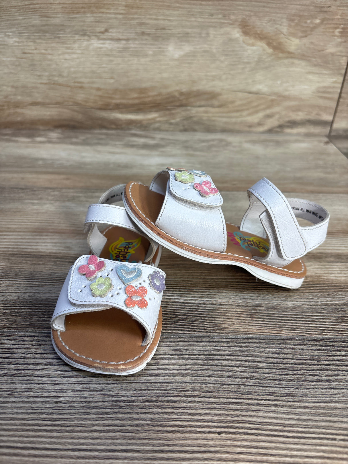 Rachel Shoes Butterfly Sandals White sz 5c