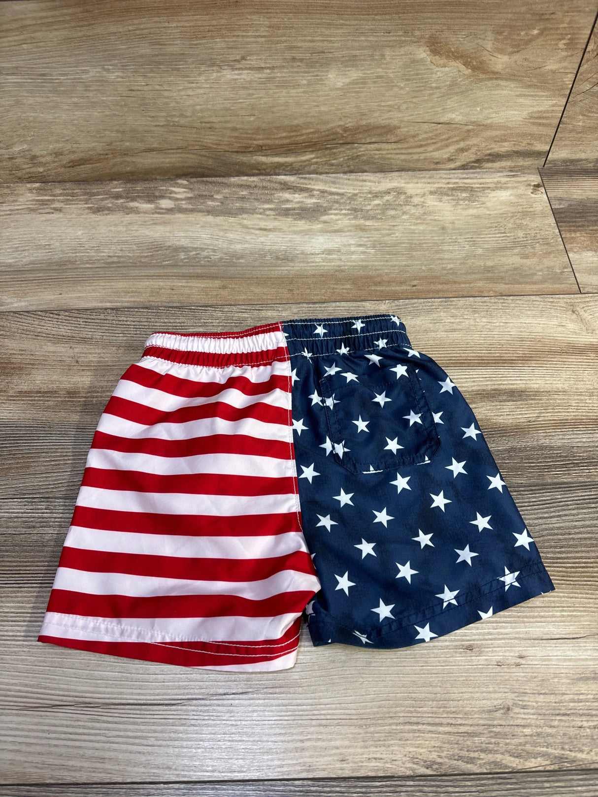 Old Navy Star & Stripes Swim Trunks Red sz 2T