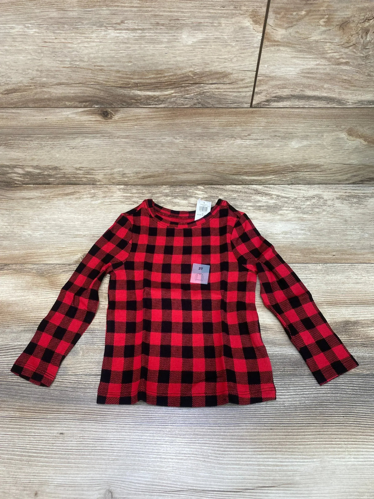 NEW Old Navy Black/Red Buffalo Check Shirt sz 2T - Me n Mommy To Be