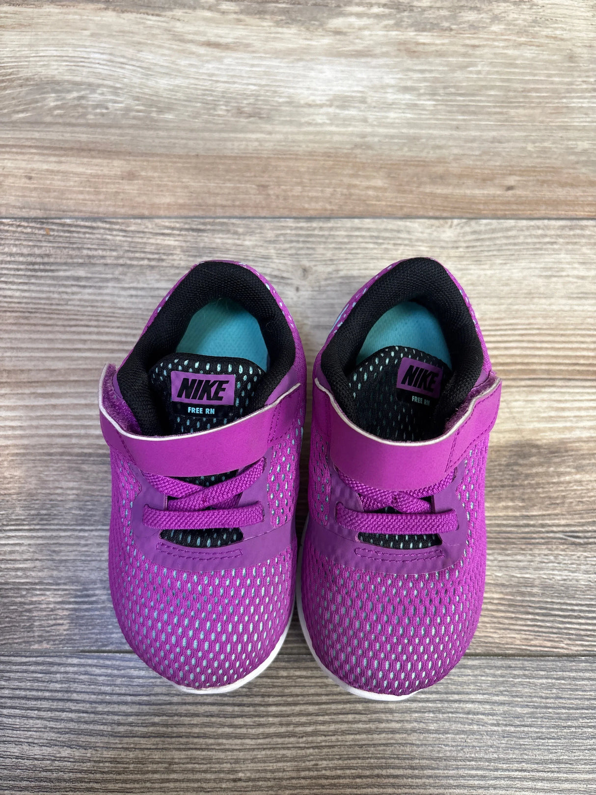 Nike Free RN TDV 'Hyper Violet Mint' Sneakers sz 7c