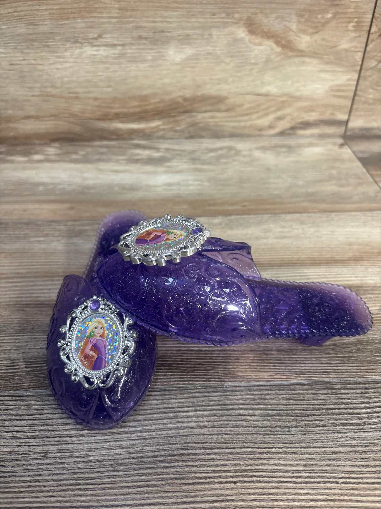 Disney Princess Rapunzel Dress Up Shoes Purple sz 8c