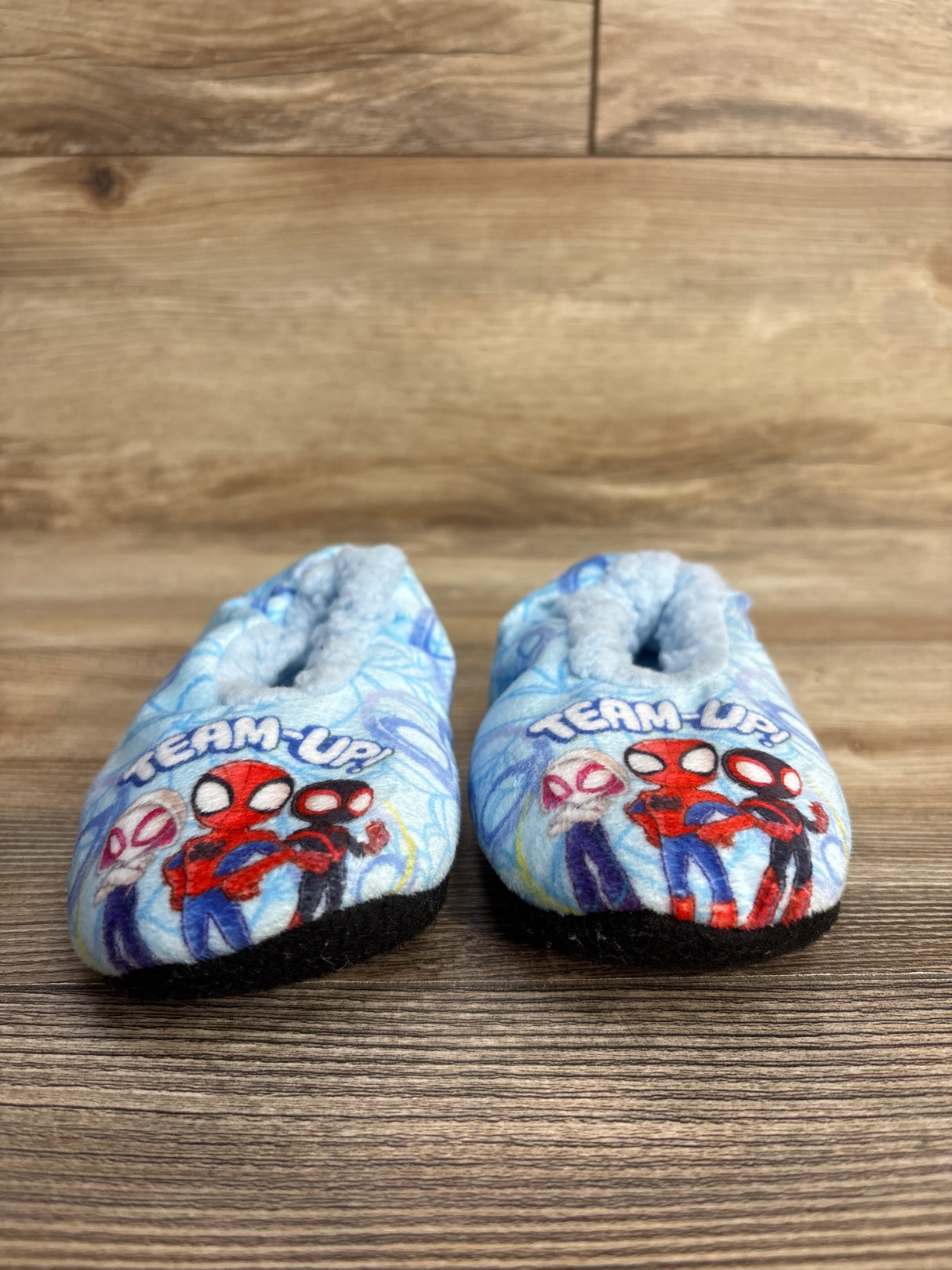 Marvel Spiderman Slippers, Blue sz 6/7c