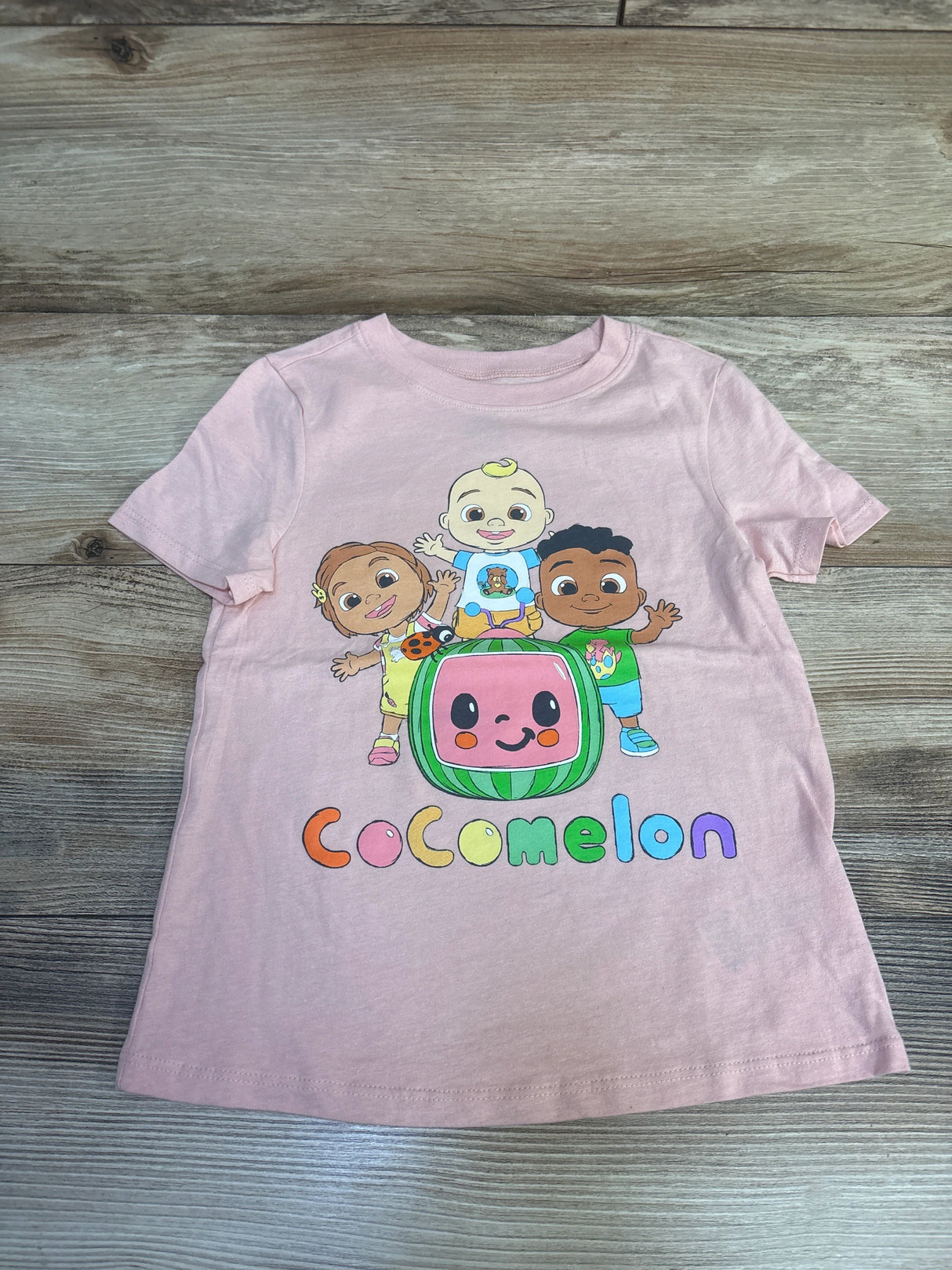 Cocomelon Graphic Shirt Pink sz 5T