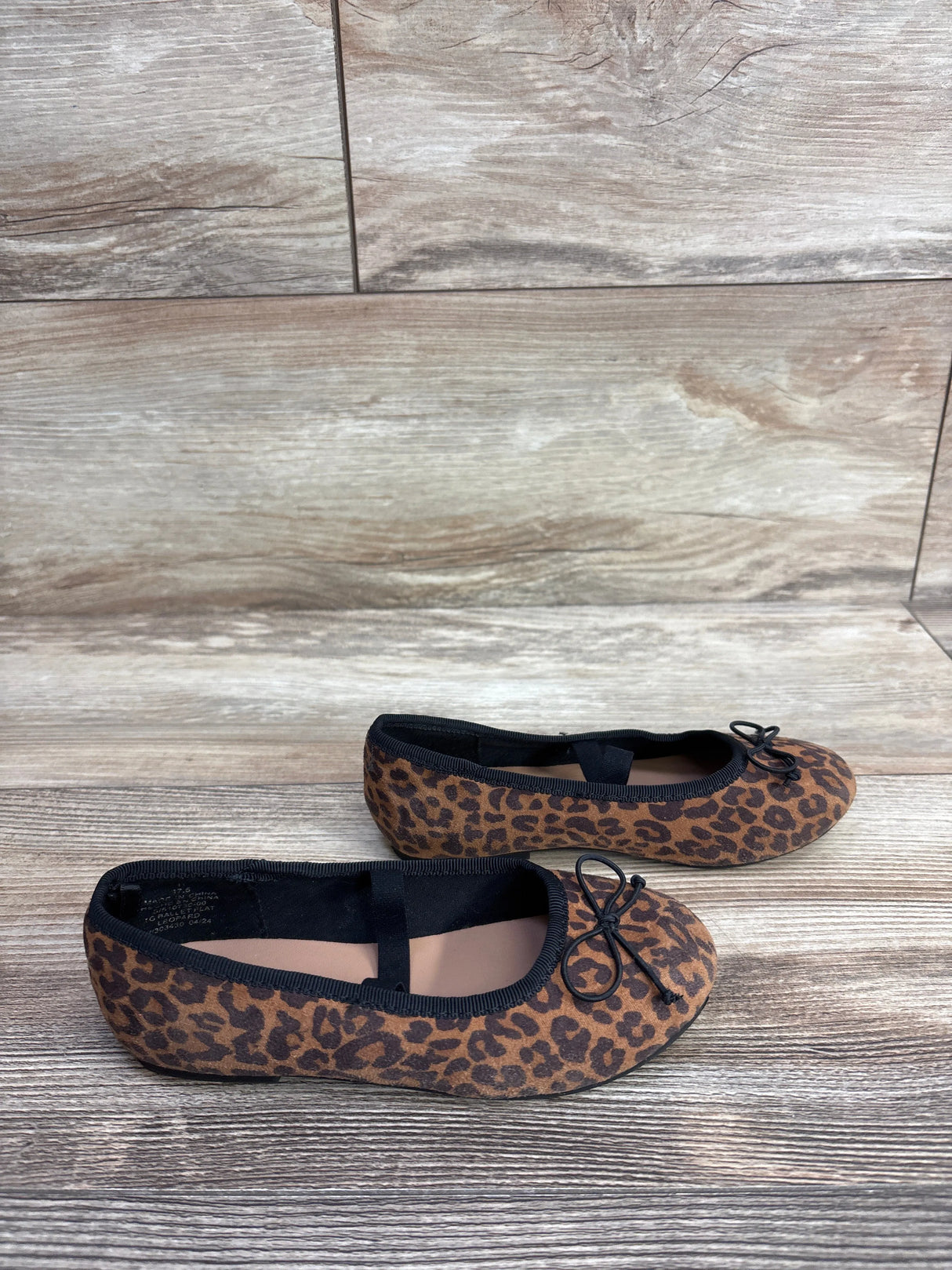 Old Navy Leopard Print Ballet Flats Brown sz 11c