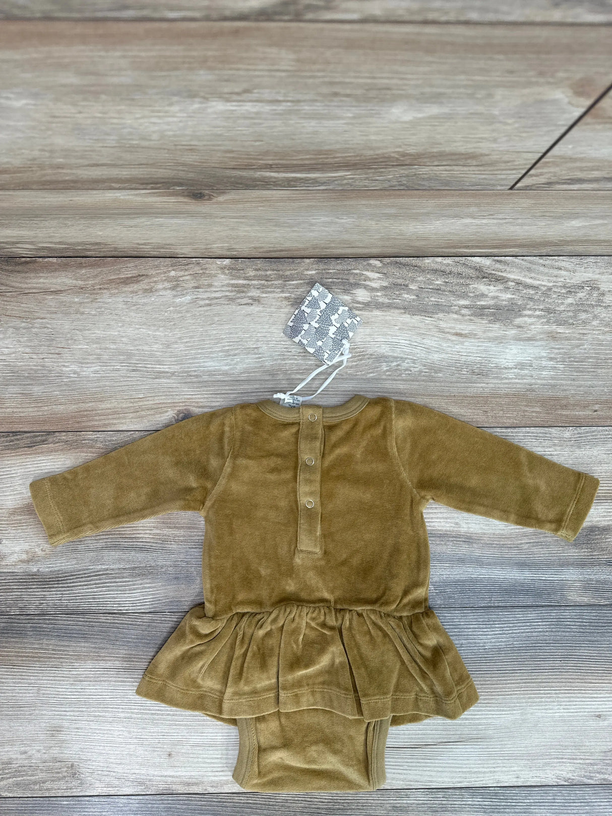 NEW Kate Quinn Velour Skirted Bodysuit Fennel sz 6-12m - Me n Mommy To Be