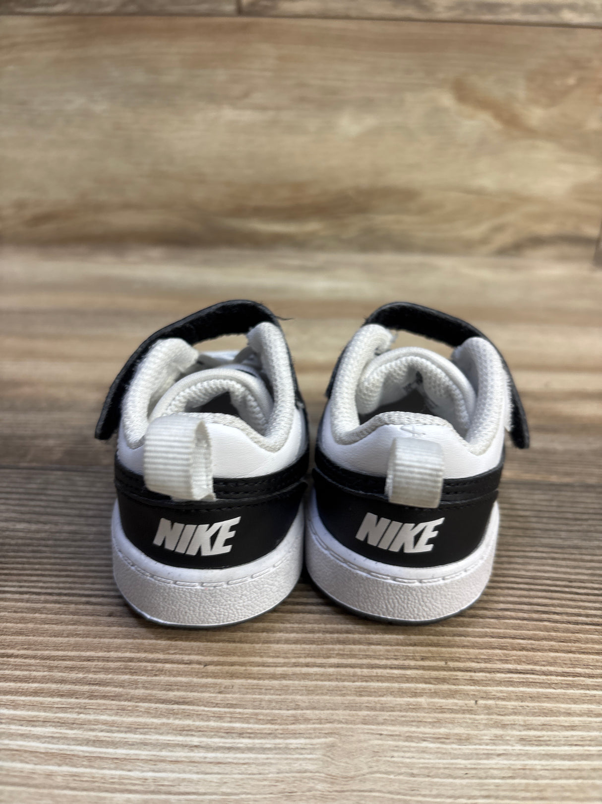 Nike Court Borough Low Recraft TD 'Black White' Sneakers sz 4c