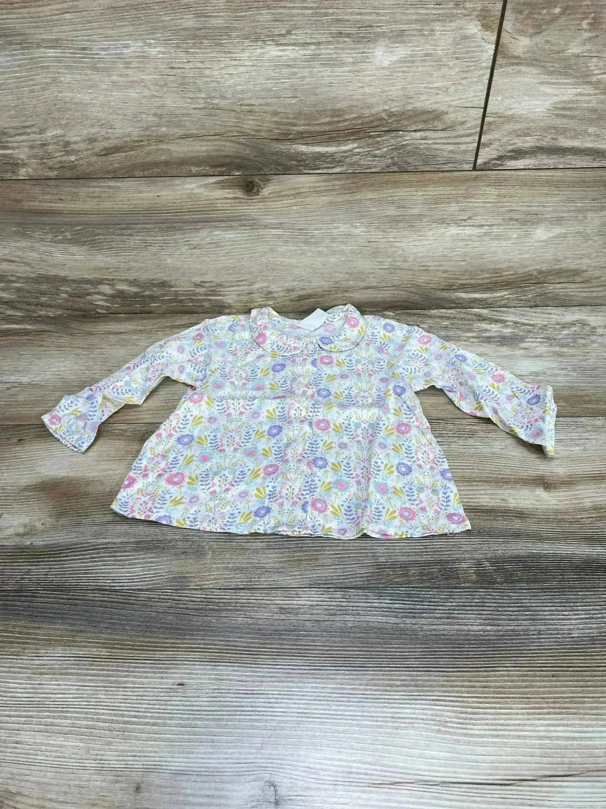 H&M Floral Top White sz 6-9m - Me n Mommy To Be