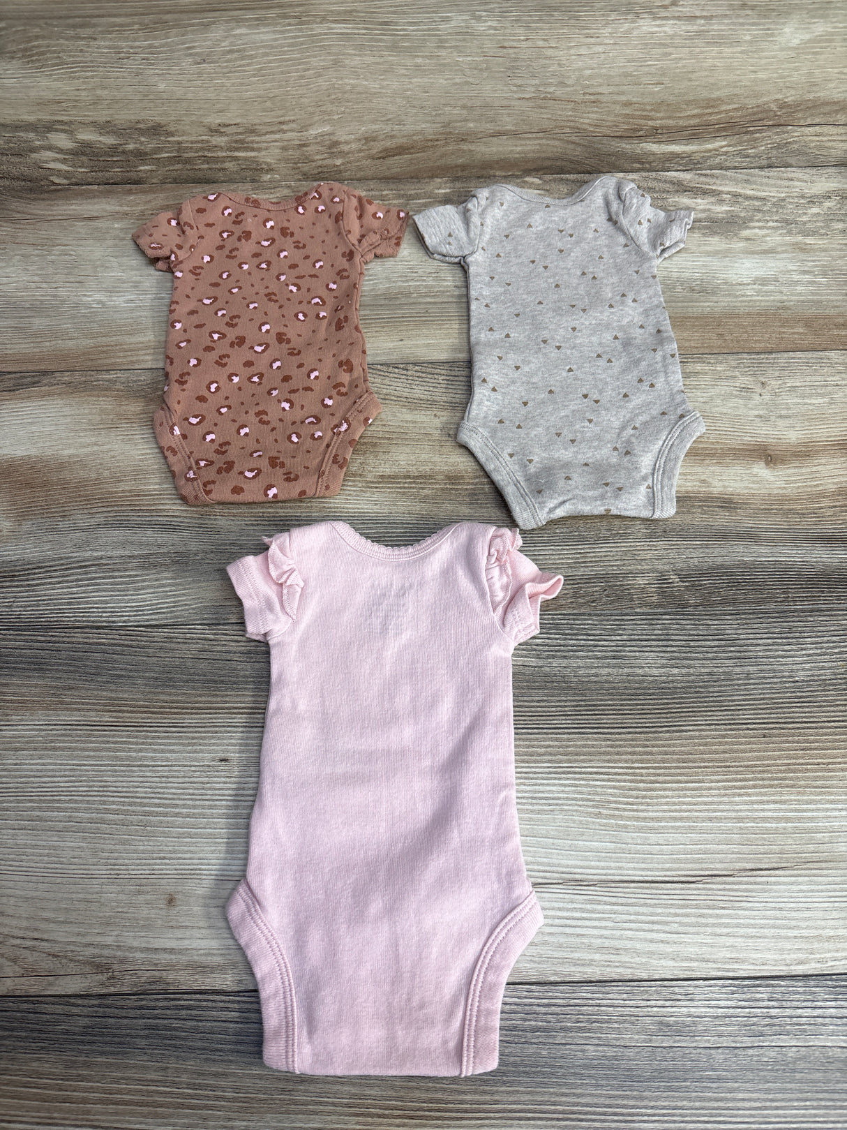 Child Of Mine 3pk Bodysuit Set Pink sz Preemie