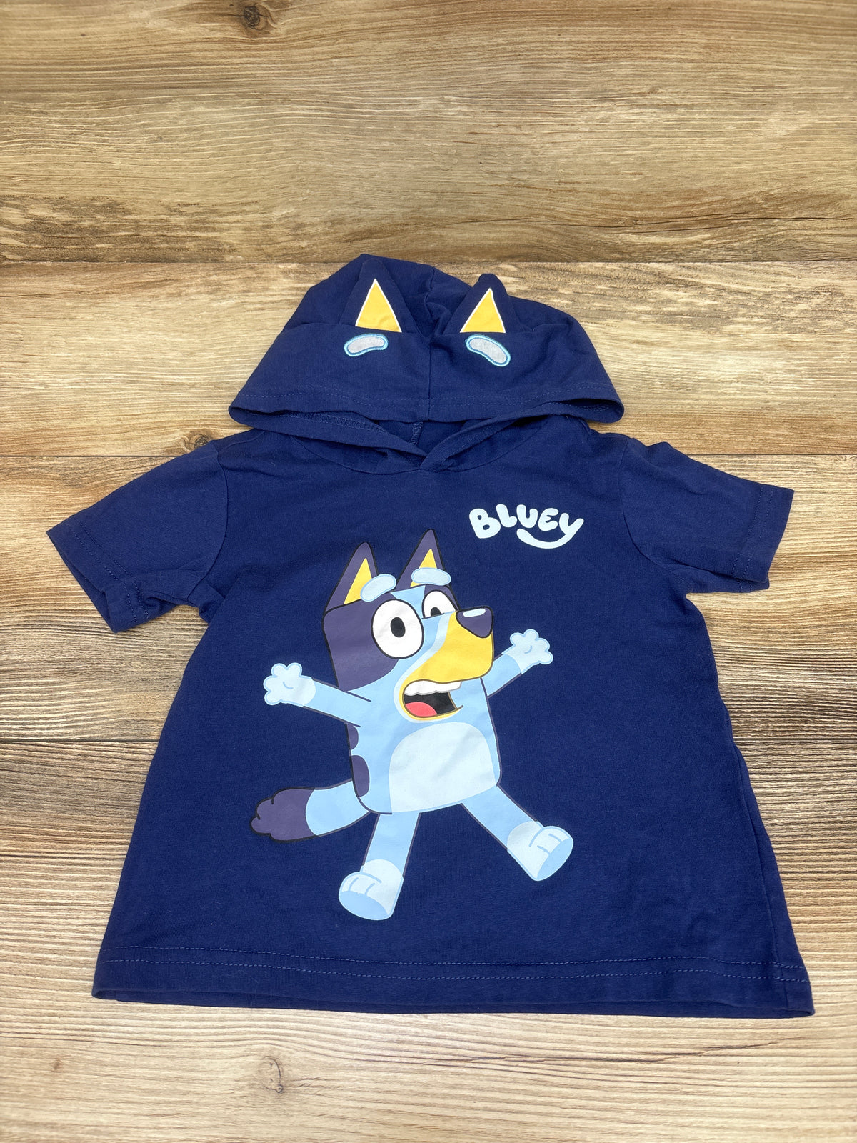 Bluey Hooded Shirt Blue sz 2T