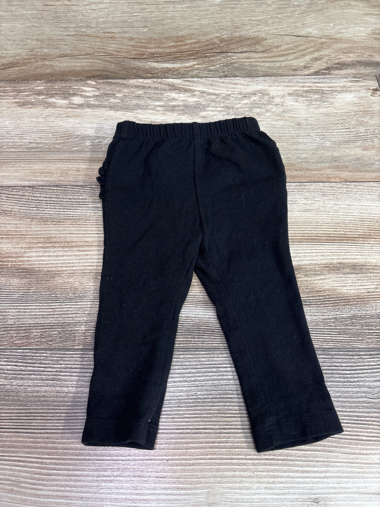 Old Navy Ruffle Leggings Black sz 6-12m