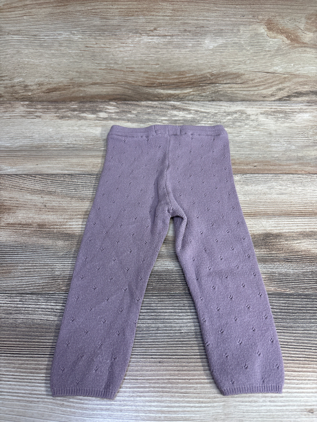 Zara Ribbed Leggings Purple sz 12-18m