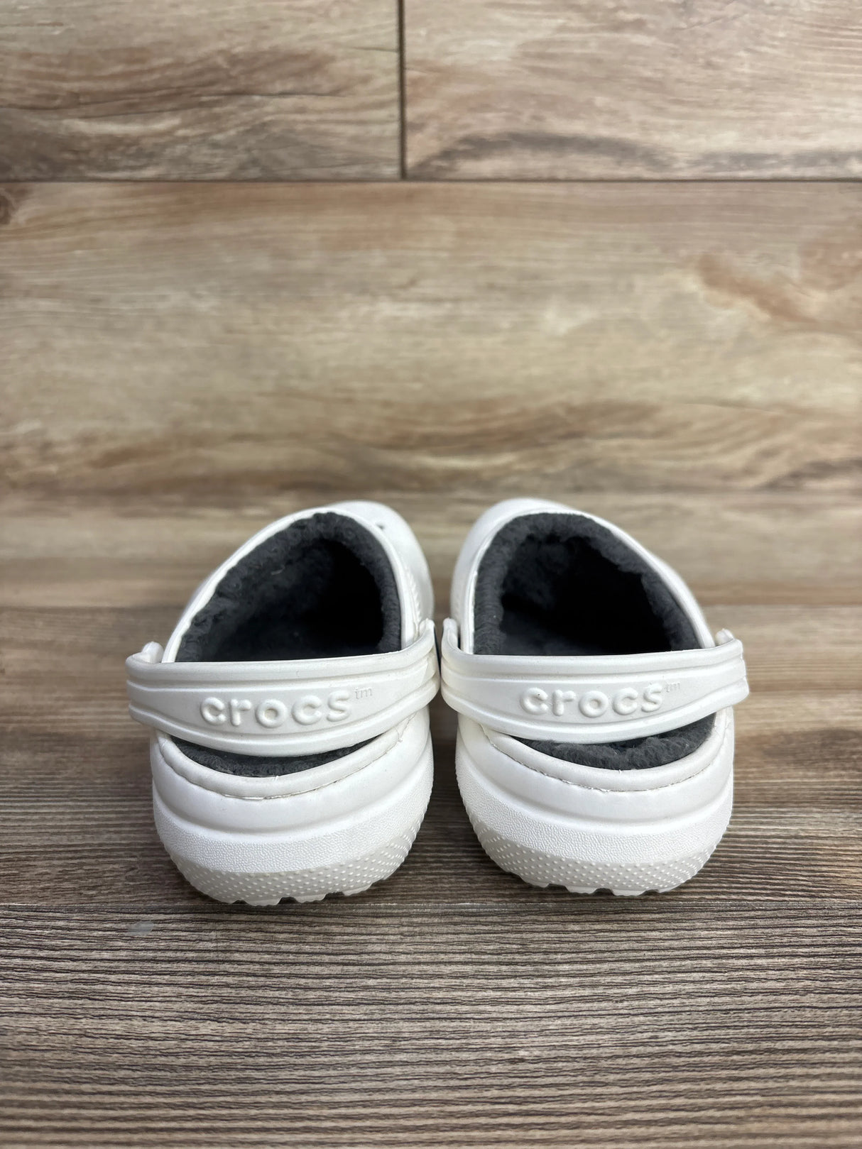 Crocs Classic Lined Clogs White sz 11c