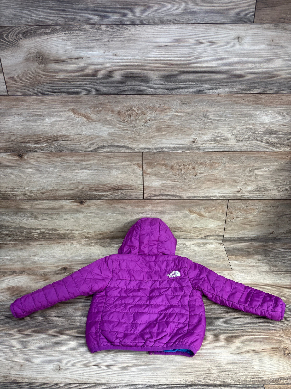 The North Face Eclipse Reversible Insulated Jacket Purple/Blue sz 2T