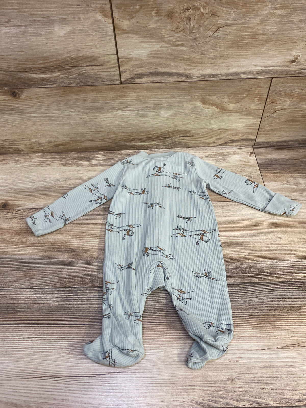 Carter's Ribbed Sleeper Green sz 3m