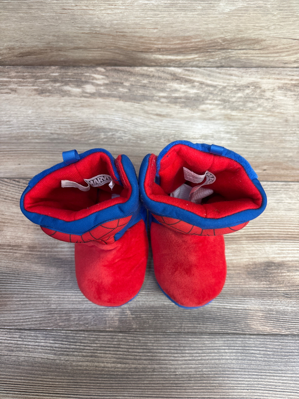 Marvel Spiderman Boot Slippers Red sz 5-6c