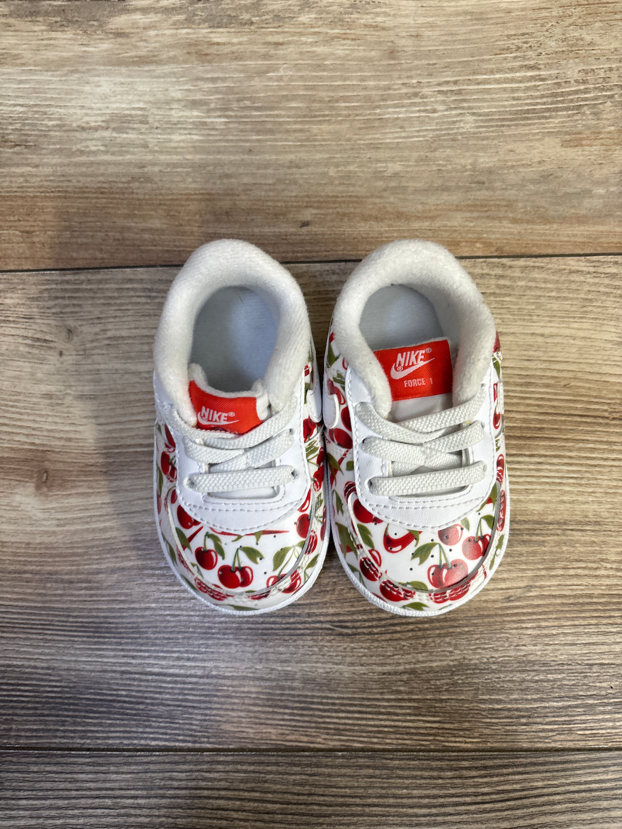 Nike Air Force Crib Cherry Shoes White sz 4c