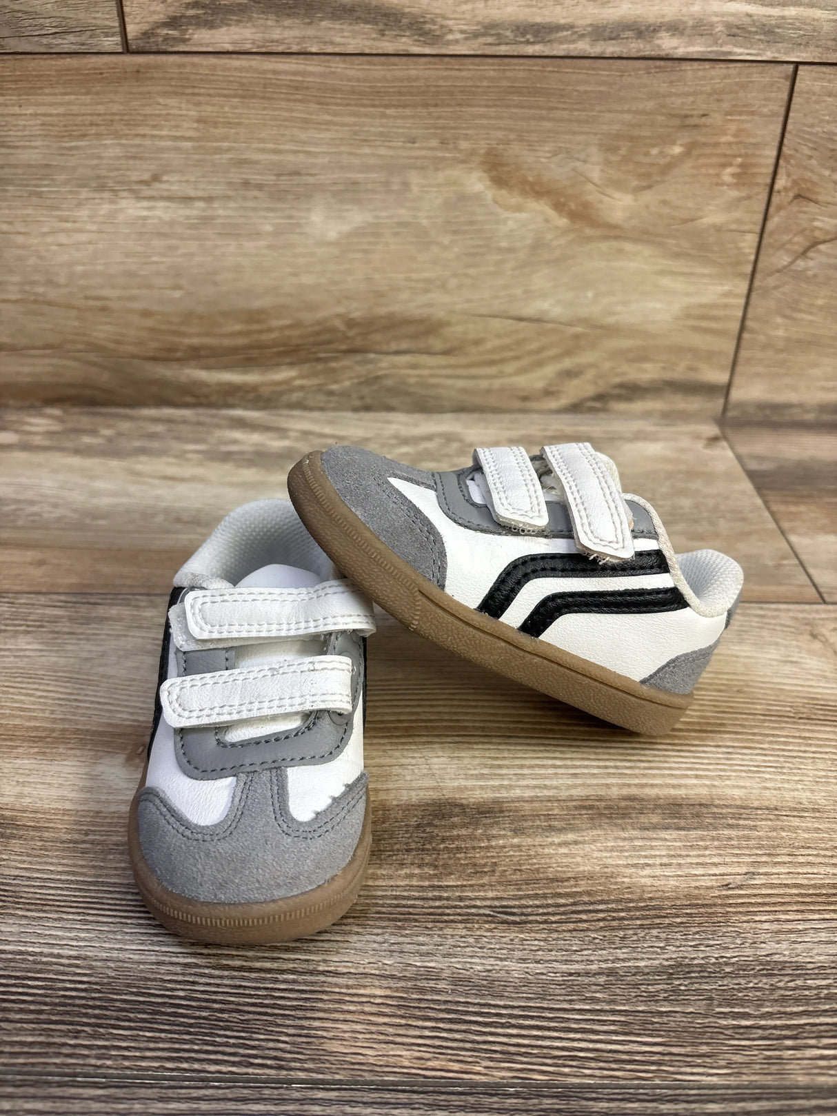 Cat & Jack Dakota Retro Court Sneakers White sz 5c