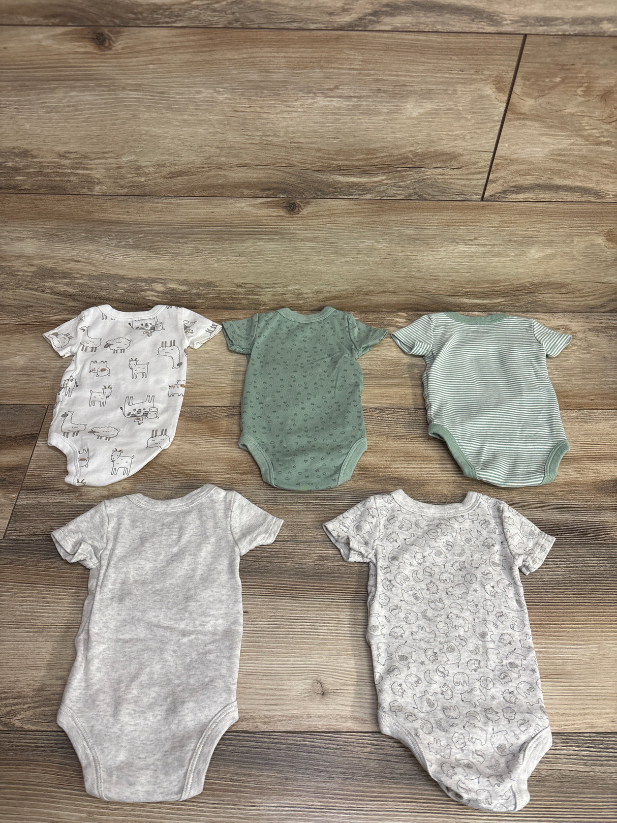 Simple Joys 5pk Kimono Set Sage sz Newborn