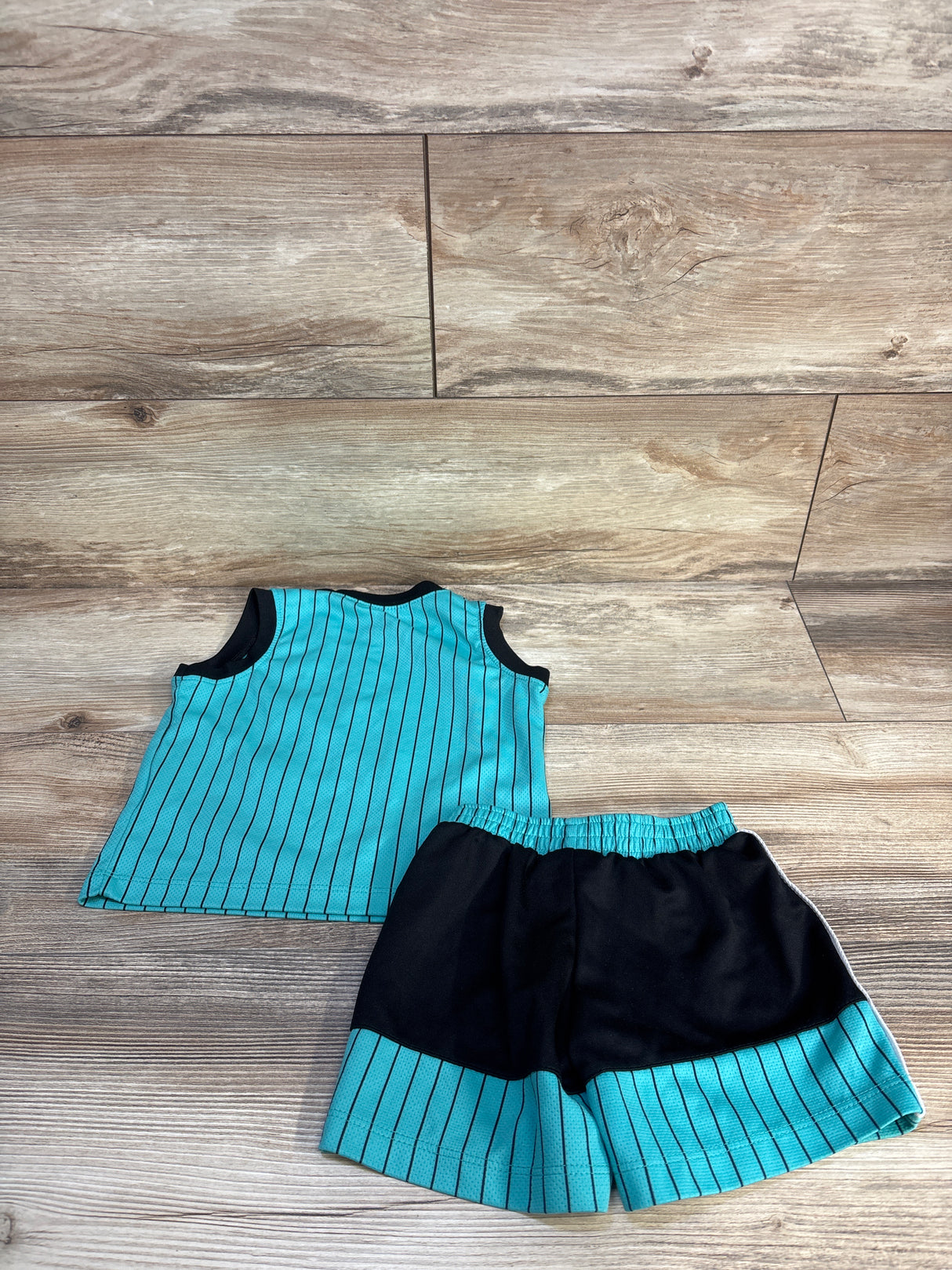 Jordan 2pc Sleeveless 23 Tank Jersey & Shorts Set Blue sz 18m