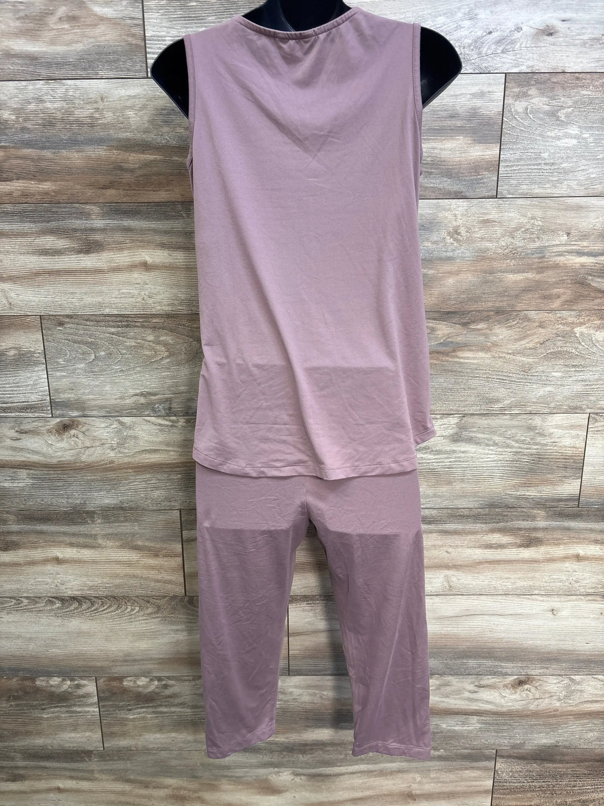 Kindred Bravely 2pc nursing tank top and shorts set in pink, size small