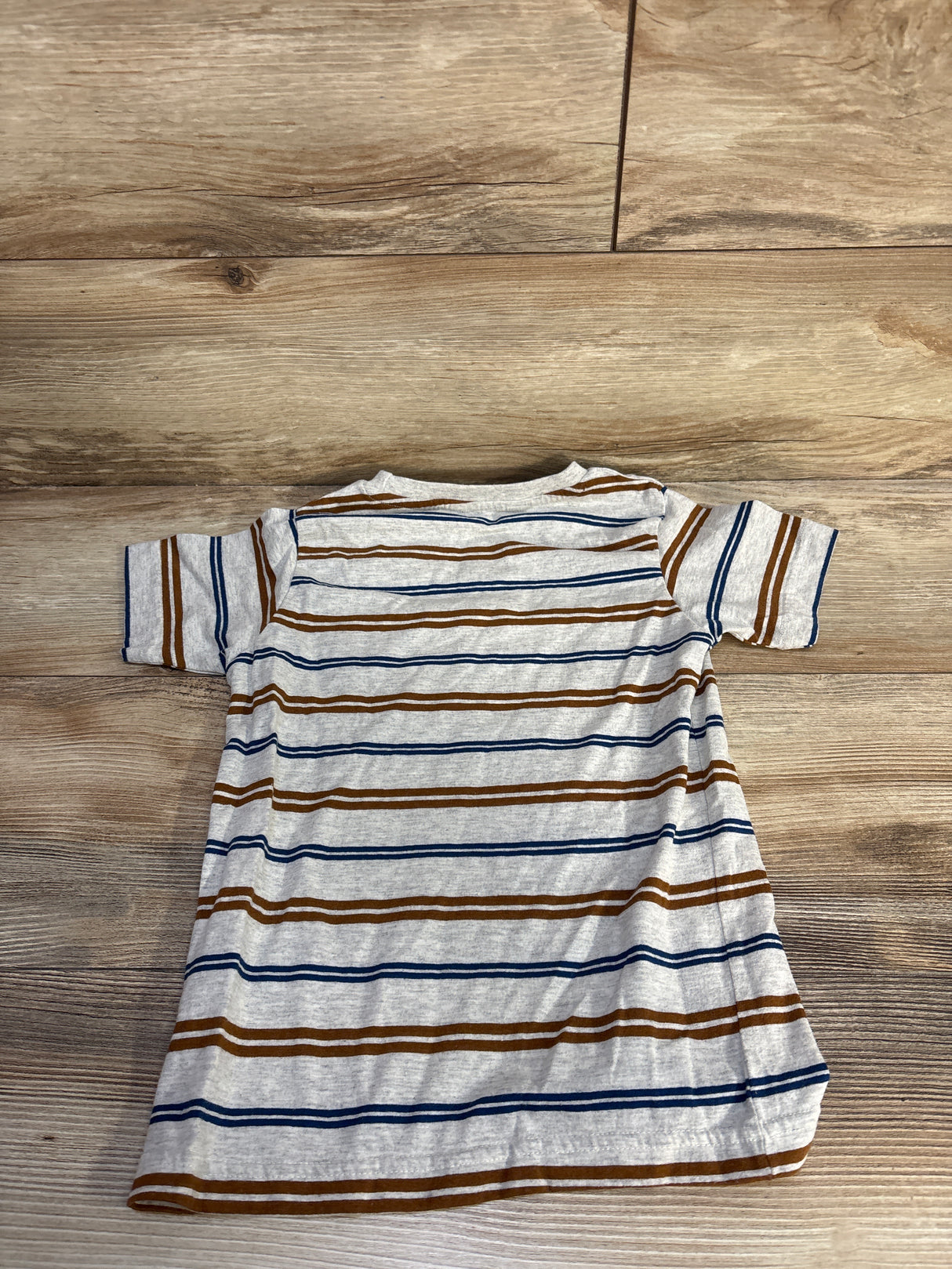 Distortion Striped Pocket Shirt Grey sz 5T