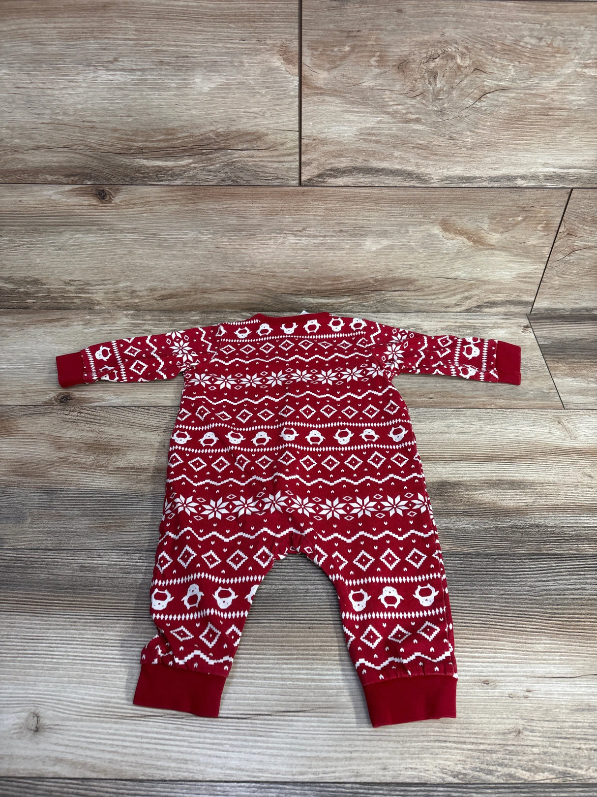 H&M Christmas Coverall Red sz 6m