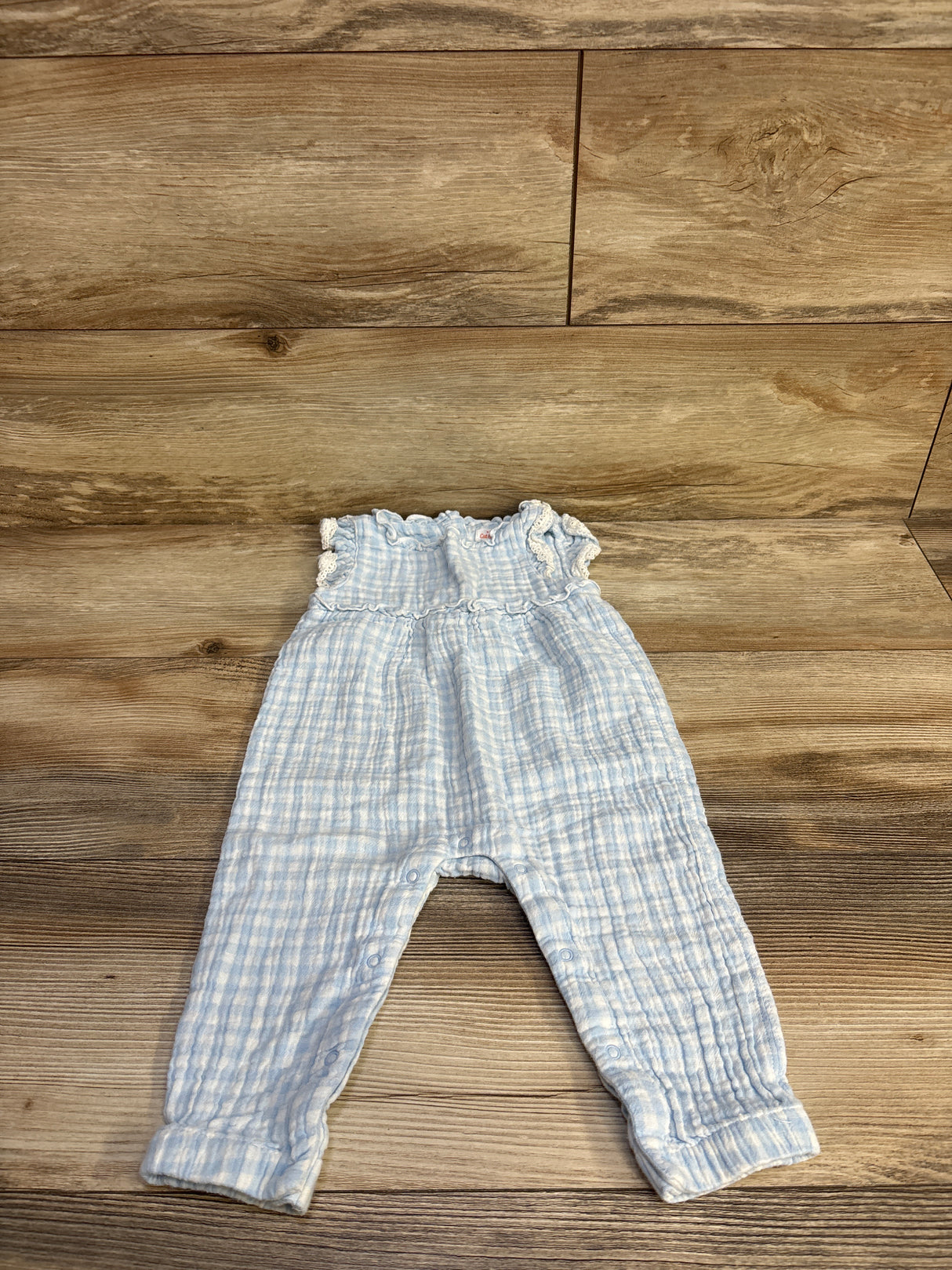 Cat & Jack Gauze Button Jumpsuit Pink sz 12m