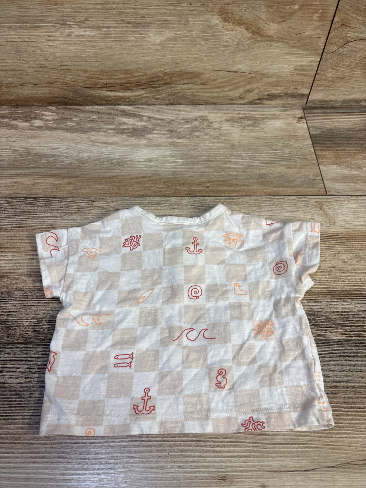 Cat & Jack Henley Shirt Beige sz 0-3m