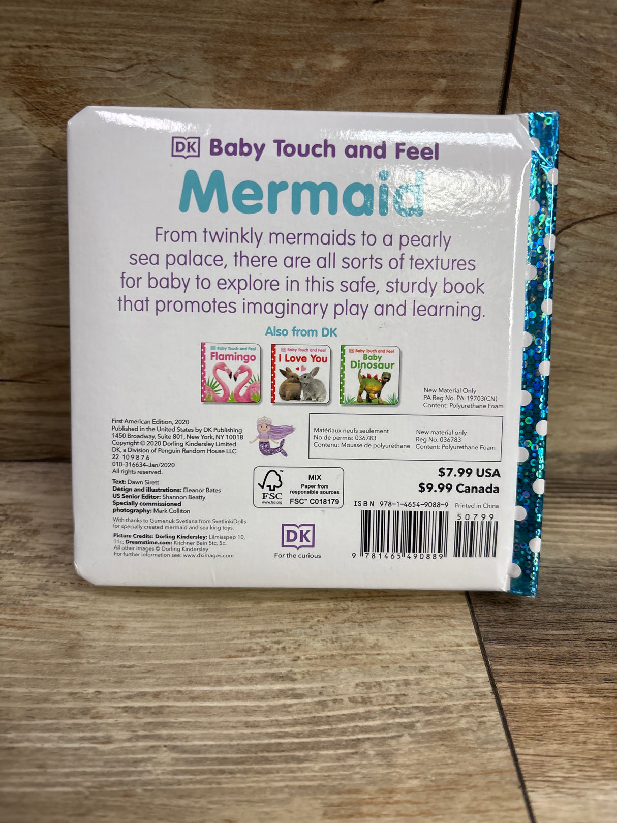 DK Baby Touch and Feel Mermaid Board Book