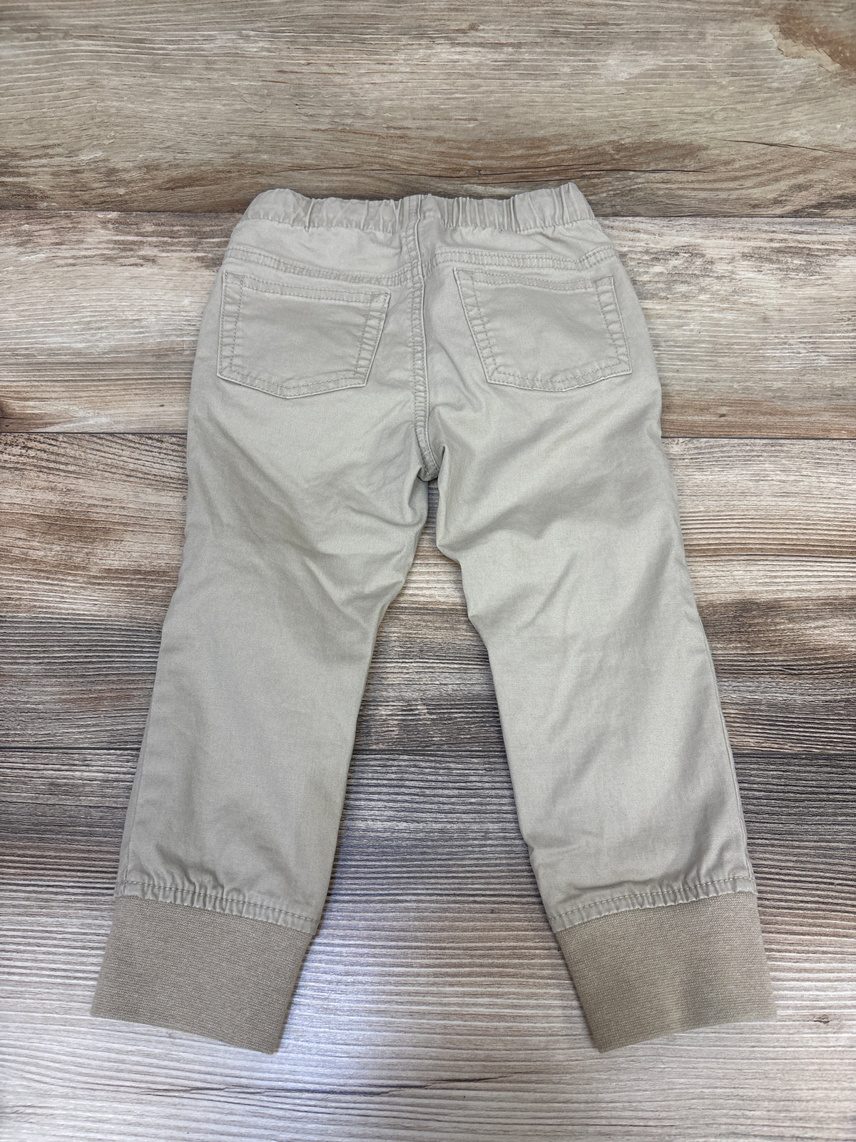 Cat & Jack Drawstring Jogger Pants Tan sz 2T