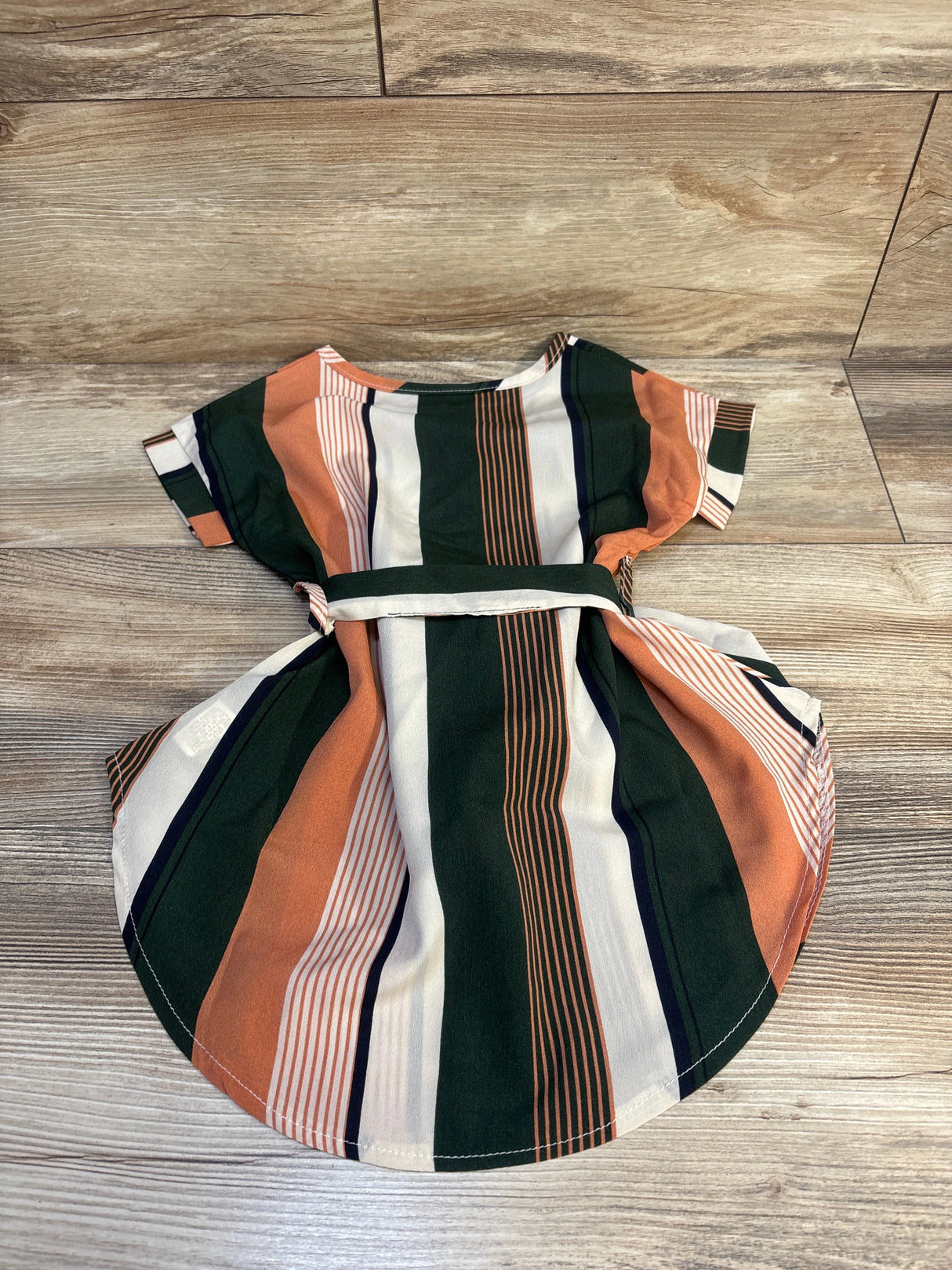 Shein Striped Dress Green sz 2T