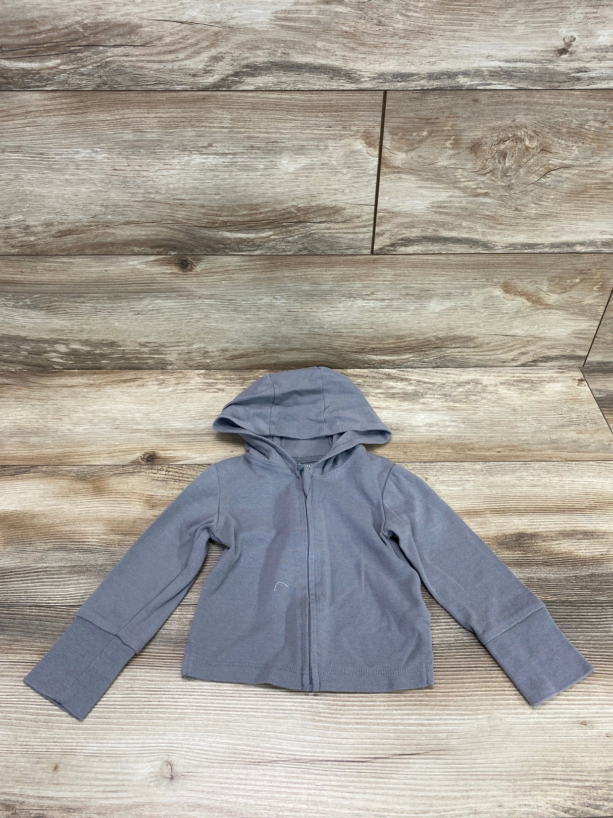 Hanes Full Zip Hoodie Grey sz 12-18m - Me n Mommy To Be