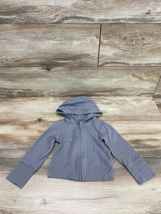 Hanes Full Zip Hoodie Grey sz 12-18m - Me n Mommy To Be