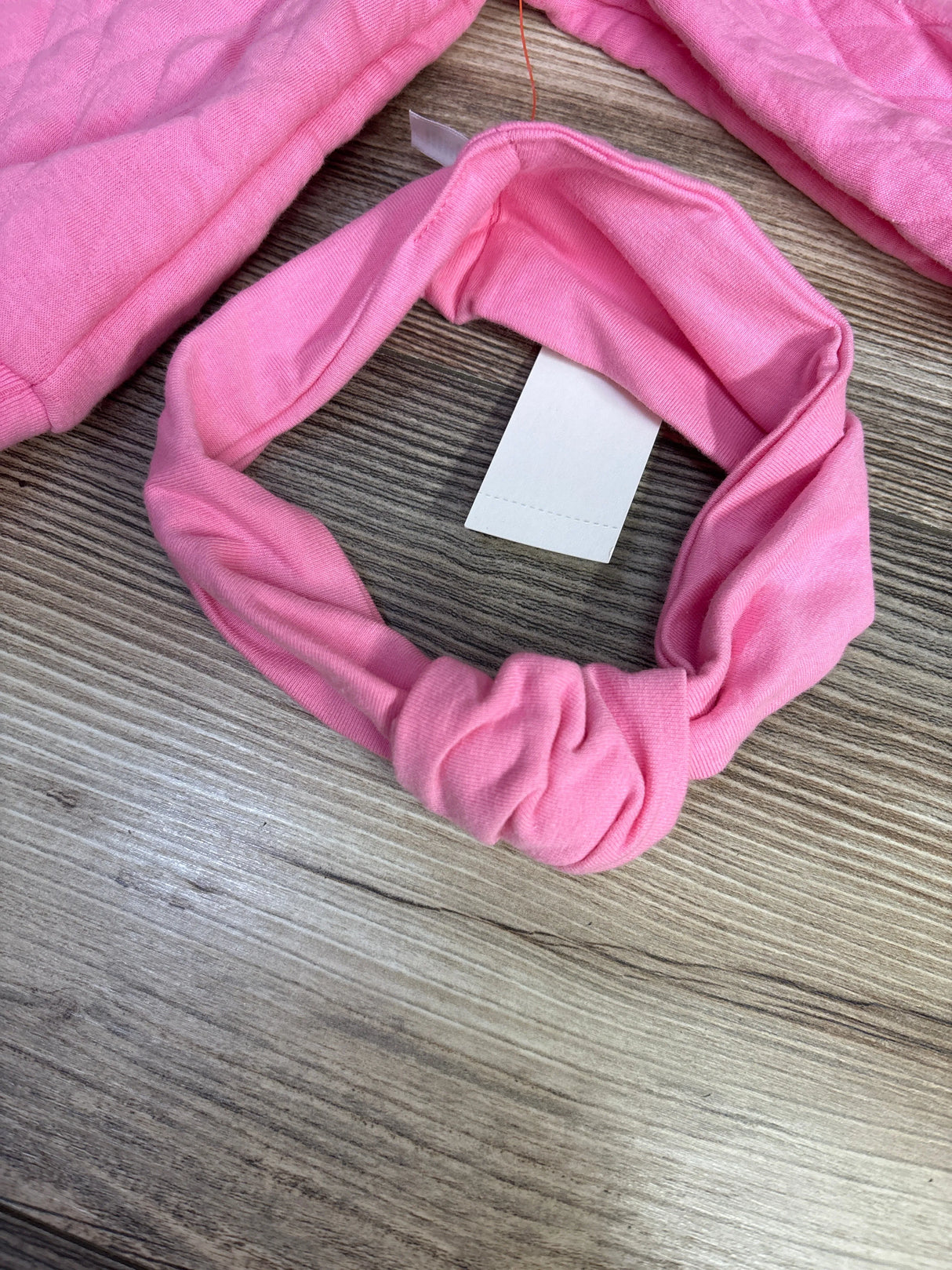 NEW Cat & Jack 3pc Quilted Sweatshirt & Pants Set Pink sz 12m