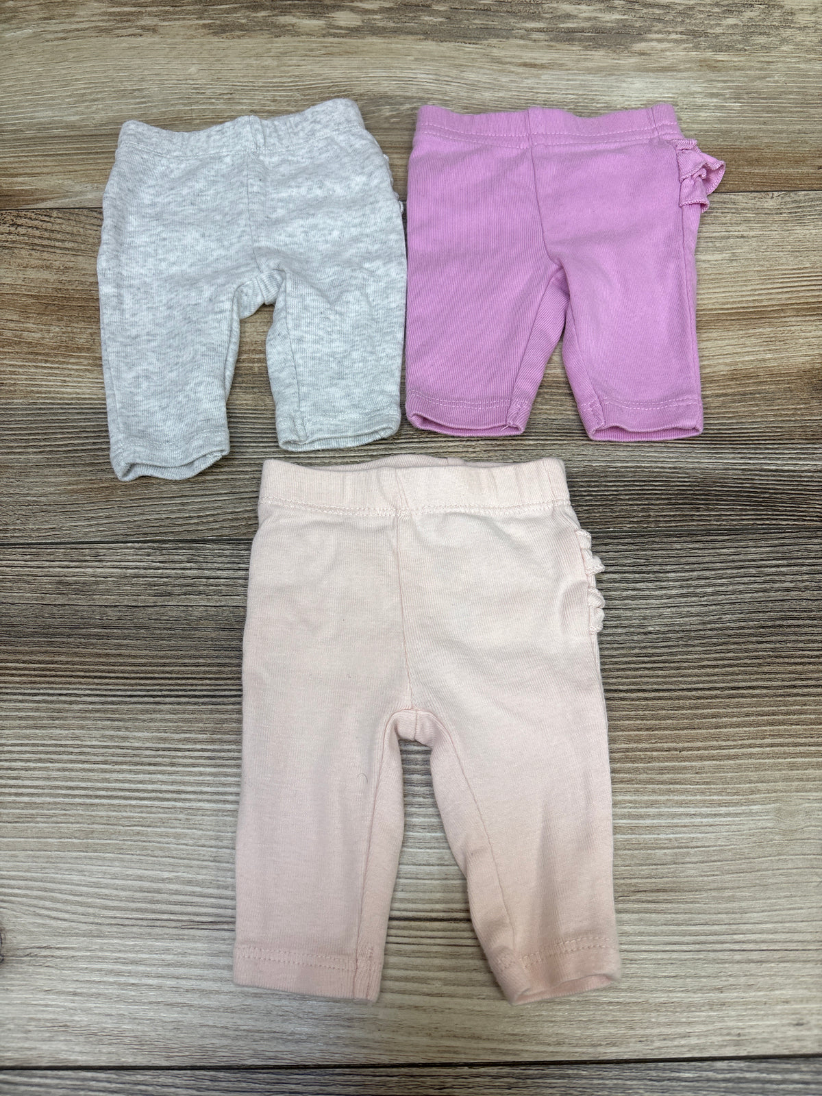 Child Of Mine 3pk Ruffle Pants Pink sz Preemie