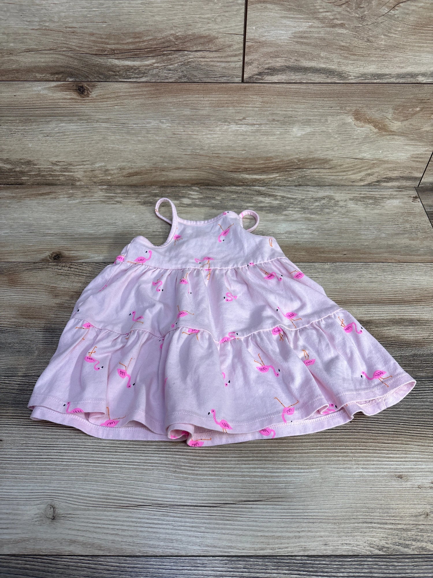Cat & Jack Flamingo Dress Pink sz 18m - Me n Mommy To Be