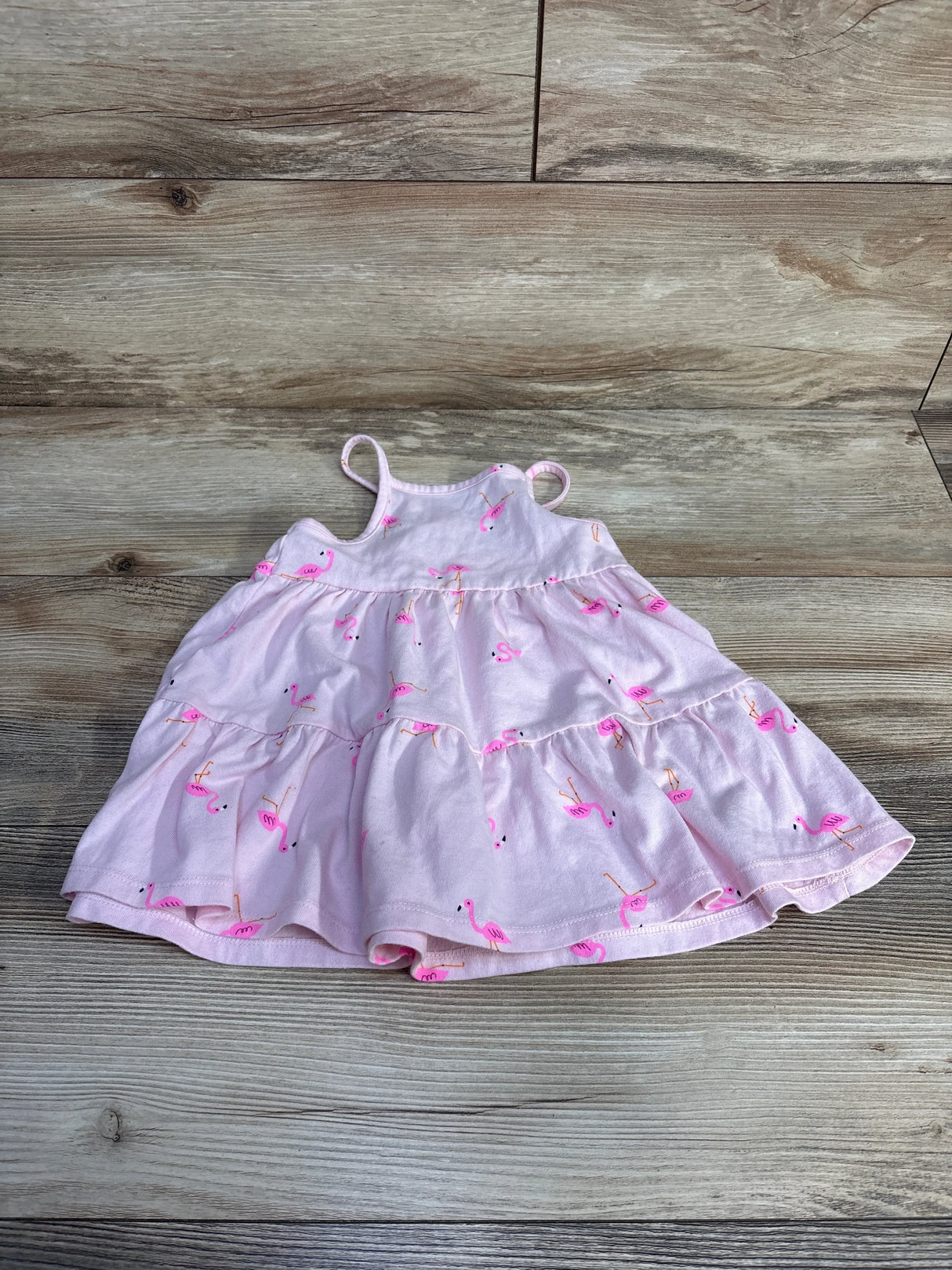 Cat & Jack Flamingo Dress Pink sz 18m - Me n Mommy To Be