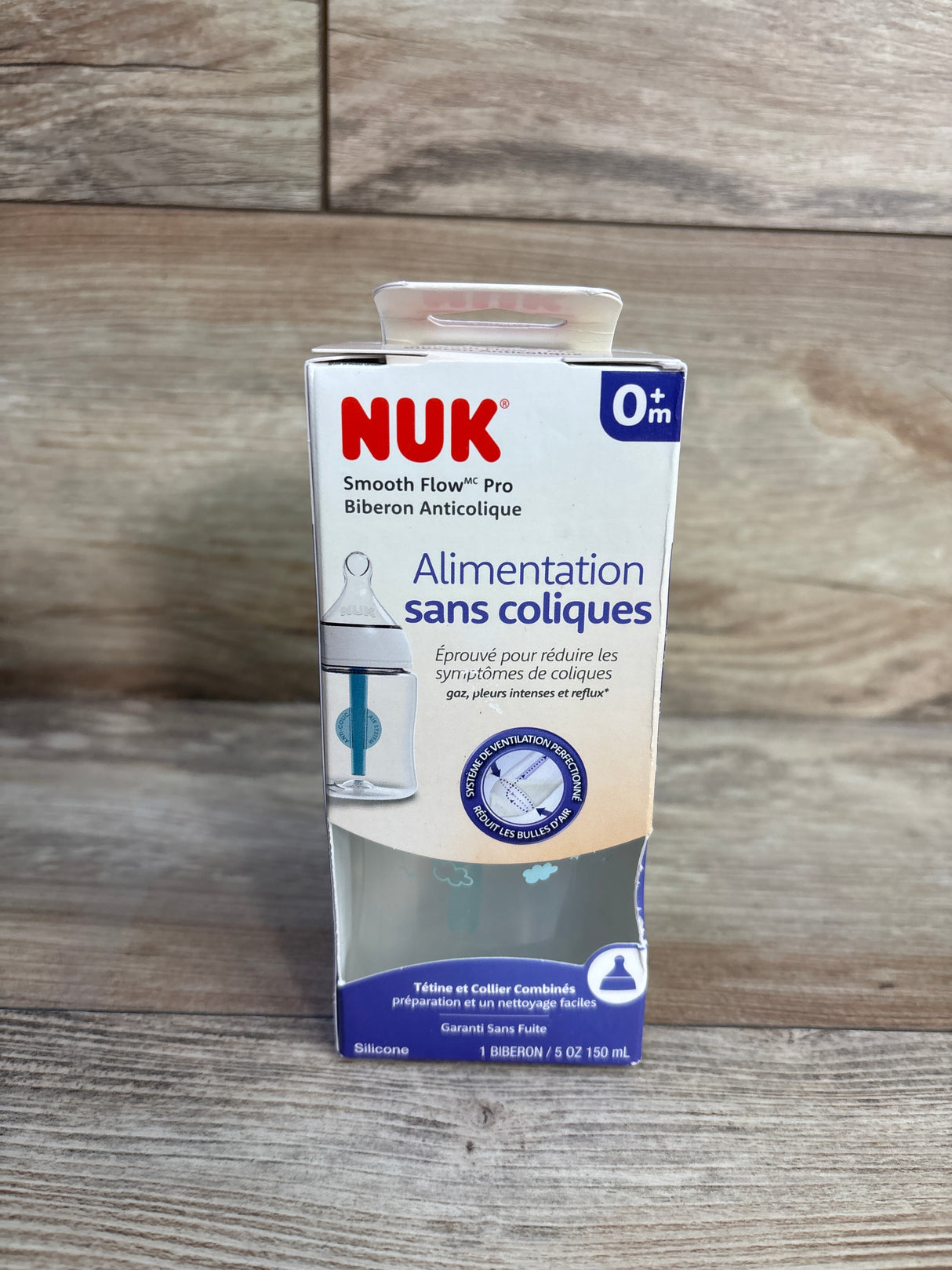 NEW NUK Smooth Flow Pro Anti Colic Baby Bottle 5oz