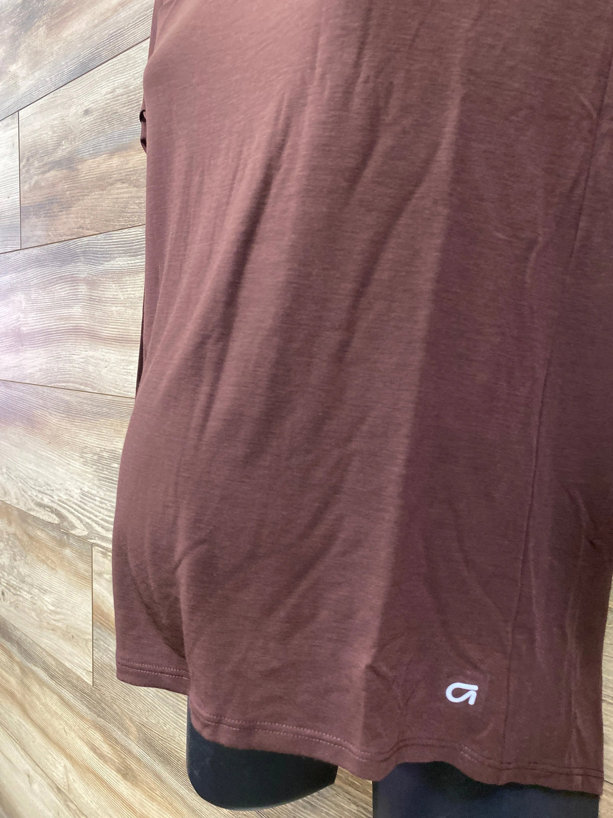 NWOT Gap Maternity Breathe Long Sleeve Shirt Brown sz XS - Me n Mommy To Be