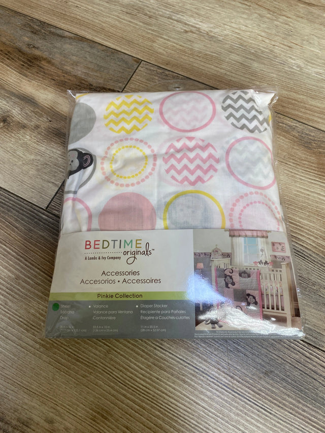 NEW Lambs & Ivy Pinkie Collection Fitted Crib Sheet - Me n Mommy To Be