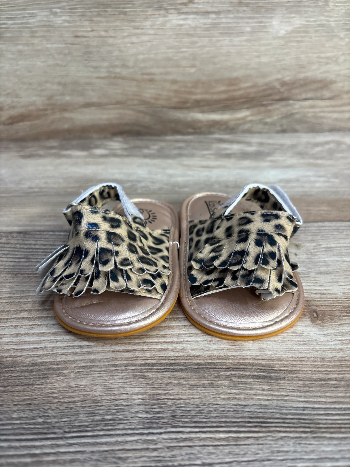 Koshine Tassel Leopard Print Sandals sz 4c - Me n Mommy To Be