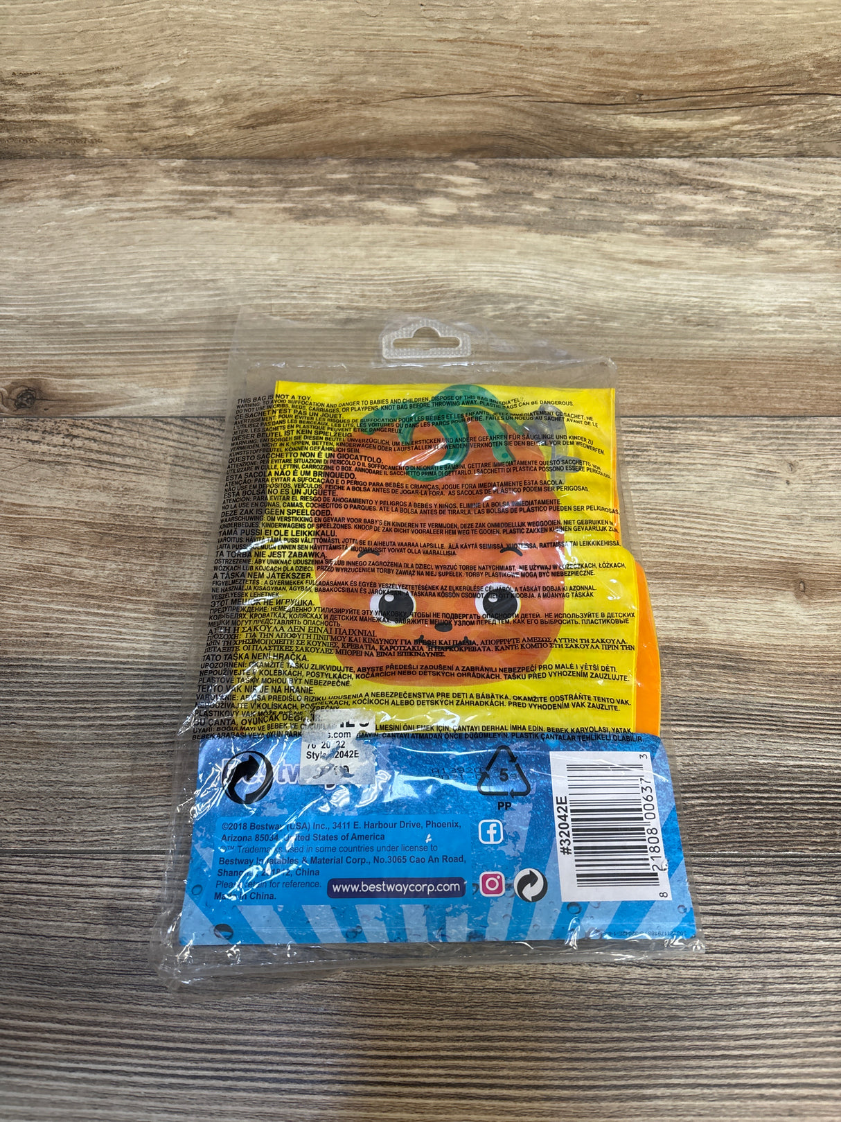 NEW Bestway H2O Go! Pineapple Swim Armbands Ages 3-6