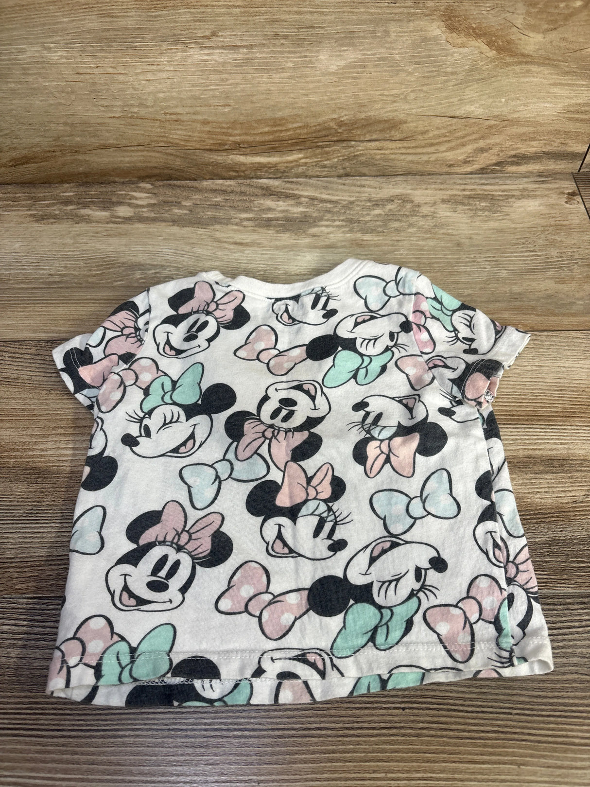 Old Navy x Disney Minnie Mouse Shirt White sz 12-18m