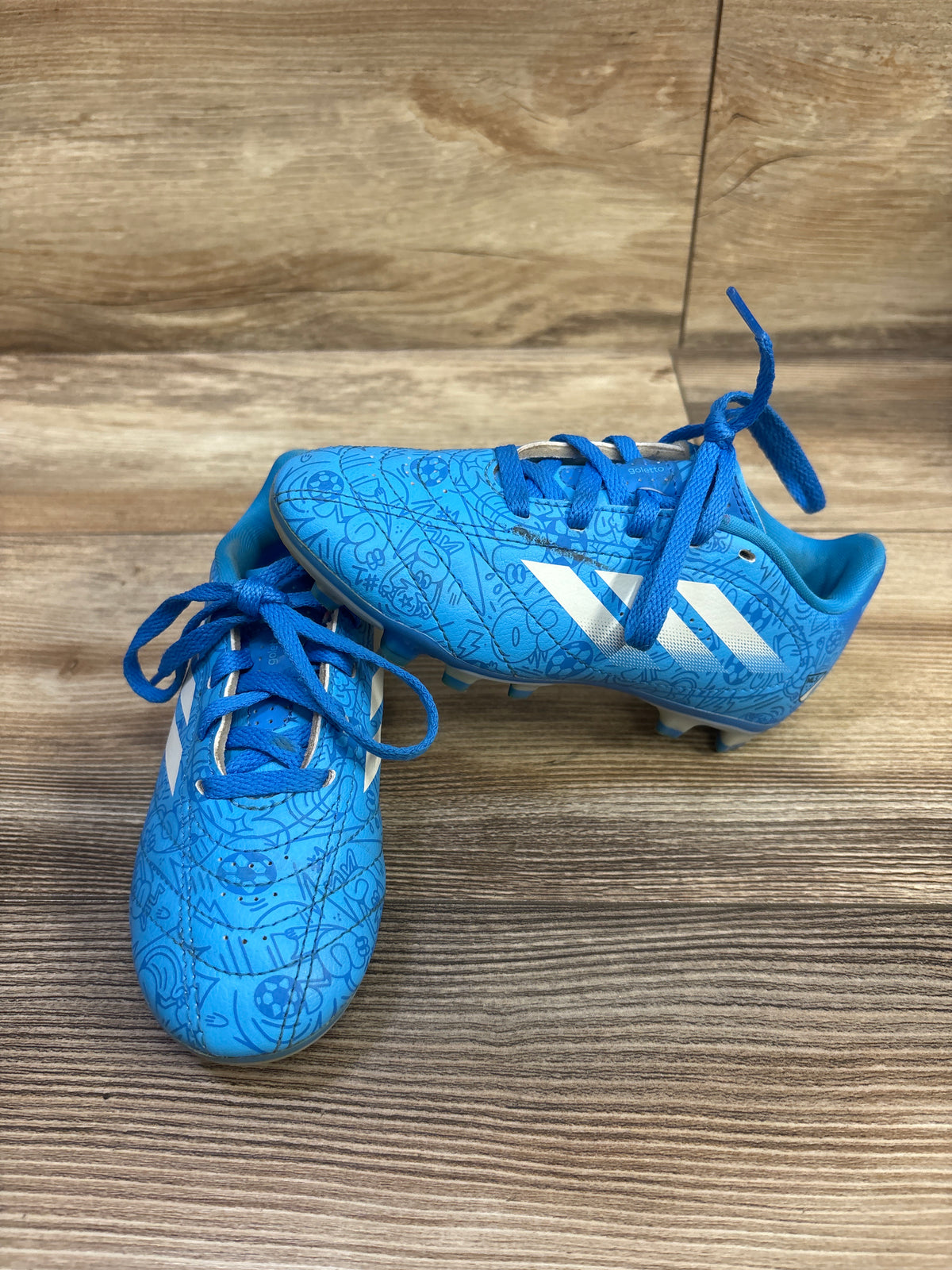 Adidas Goletto IX FG/MG Soccer Cleats Blue sz 11c