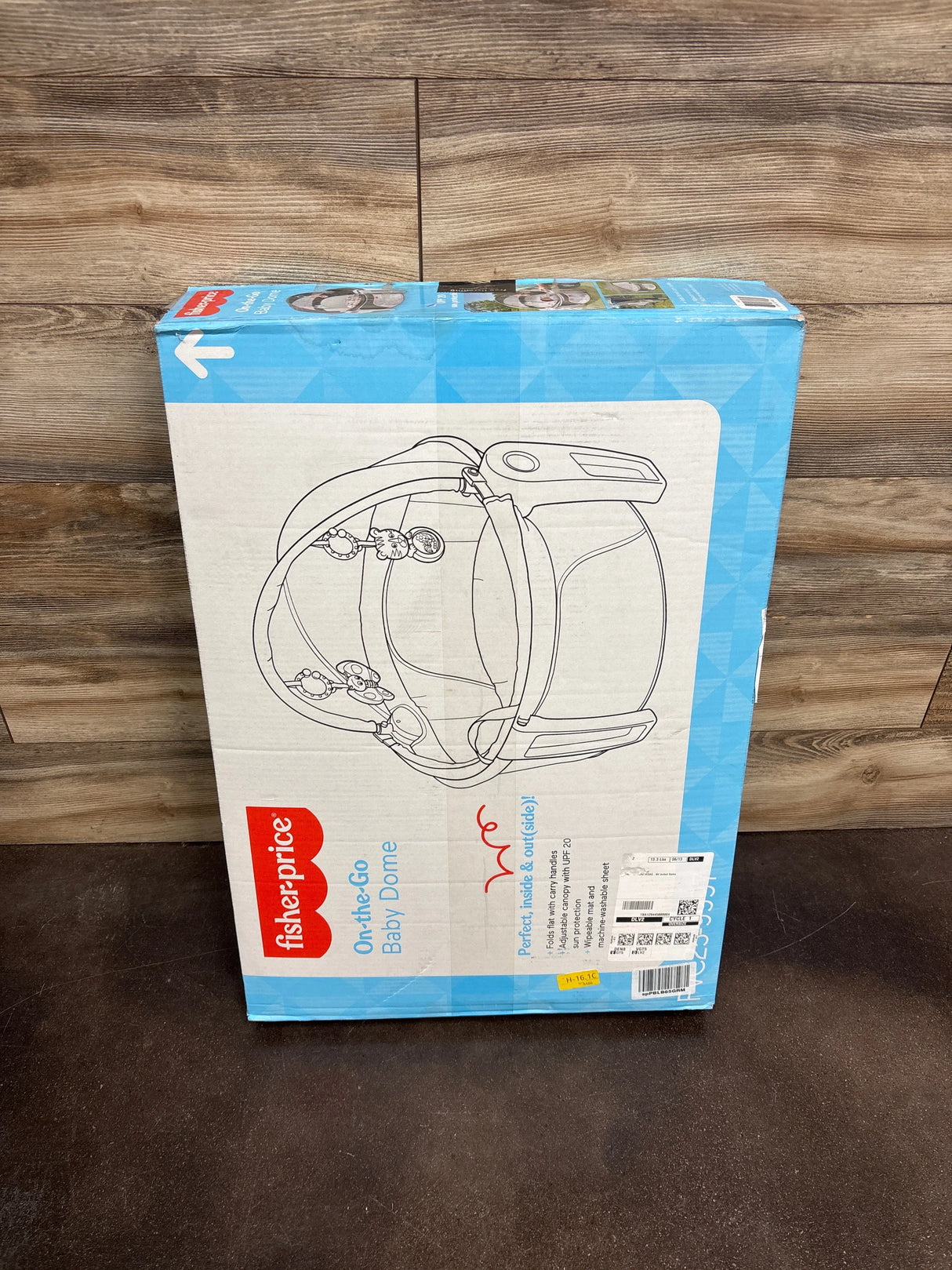 NEW Fisher Price On-The-Go Baby Dome in Pink Pacific Pebble - Me n Mommy To Be