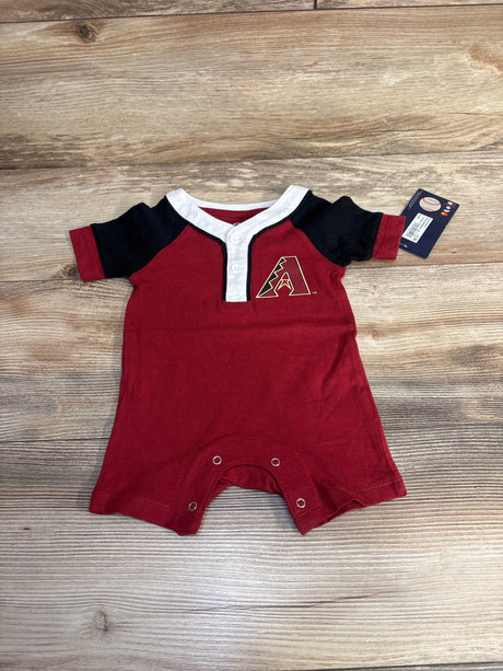 NEW Genuine Merchandise Arizona Diamondbacks Romper Black sz 0-3m - Me n Mommy To Be