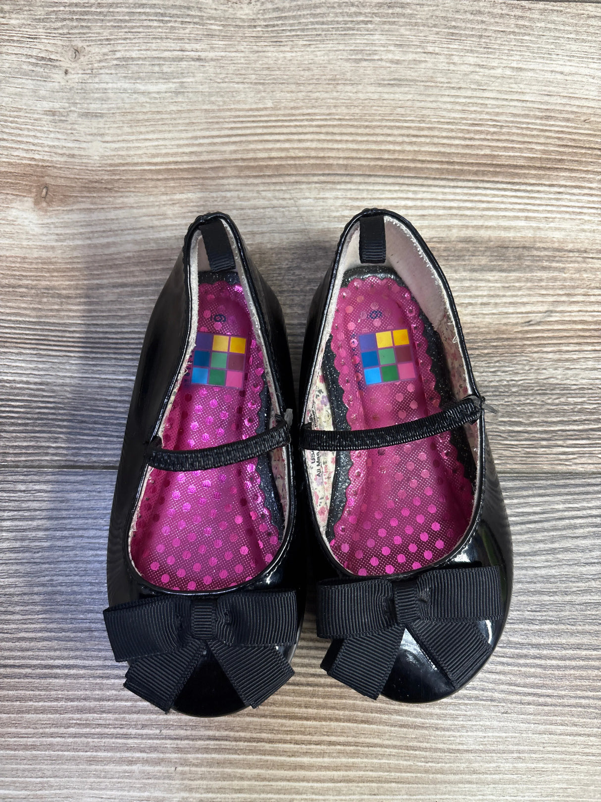 Healthtex Mary Jane Dress Flats Black sz 6c