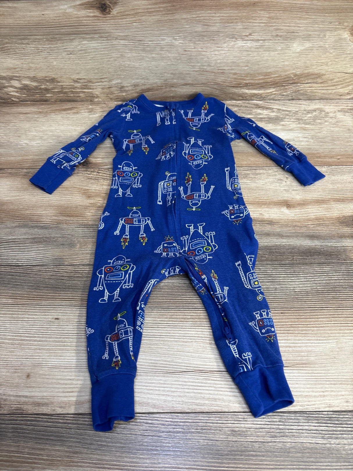 Old Navy Robot Sleeper Navy sz 12-18m