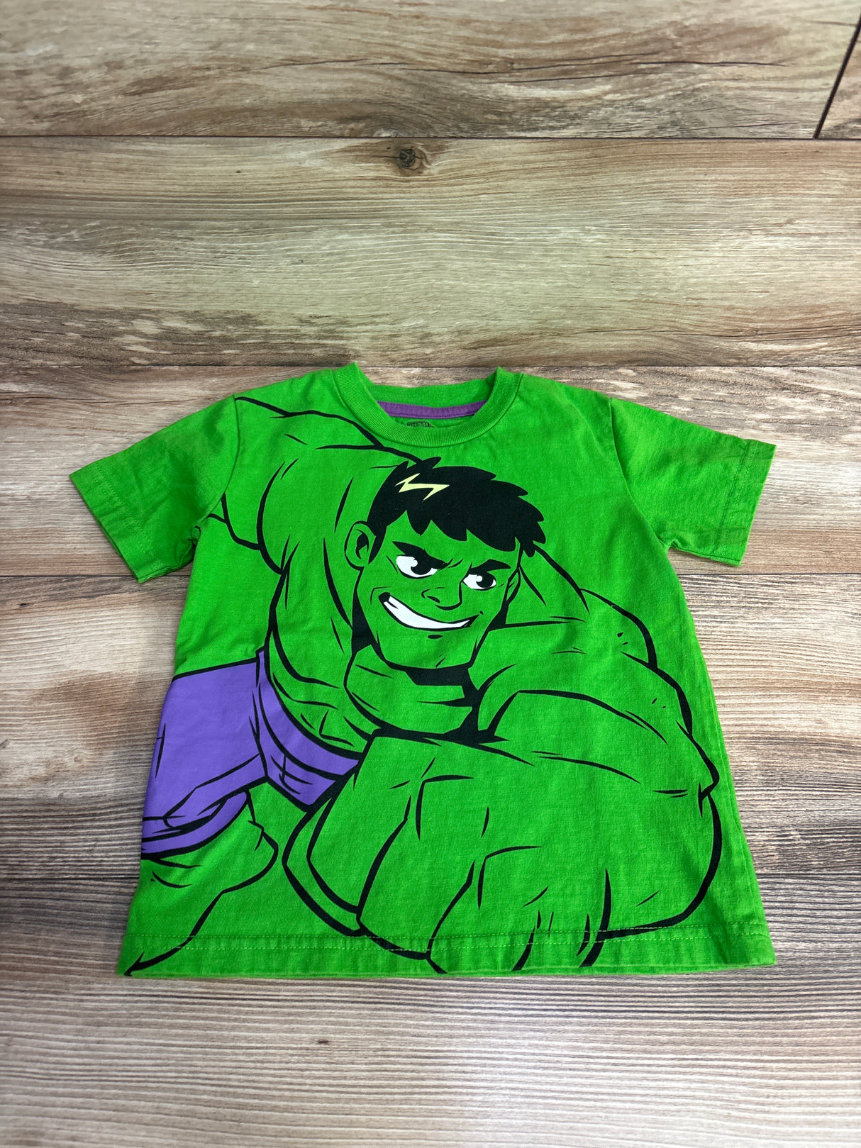 Marvel Super Hero Adventures Hulk Shirt Green sz 4T